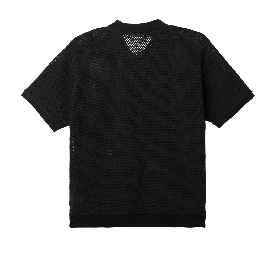 DUKE MESH POLO BLACK