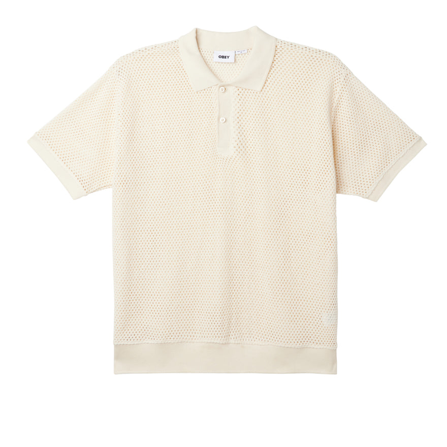 DUKE MESH POLO COCONUT