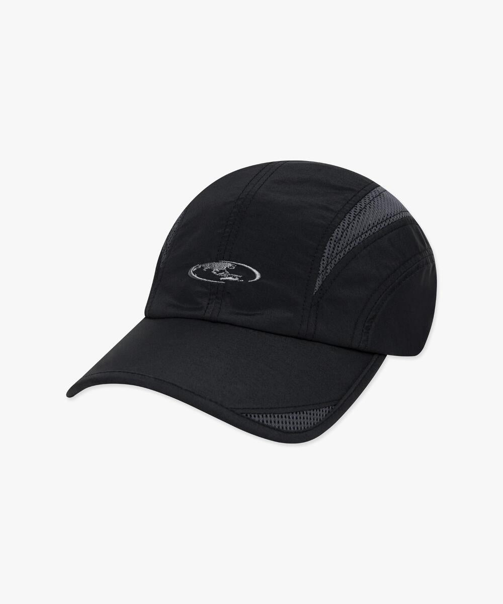 OVAL GLOBE SUPPLEX MESH CAP BLACK