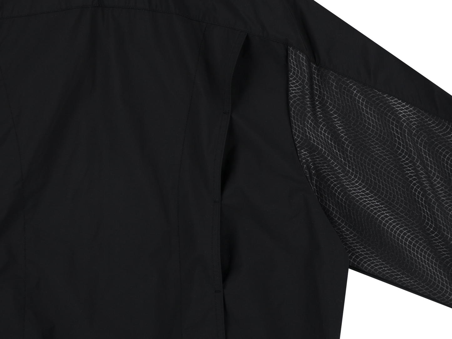 NYLON TRACK JACKET BLACK