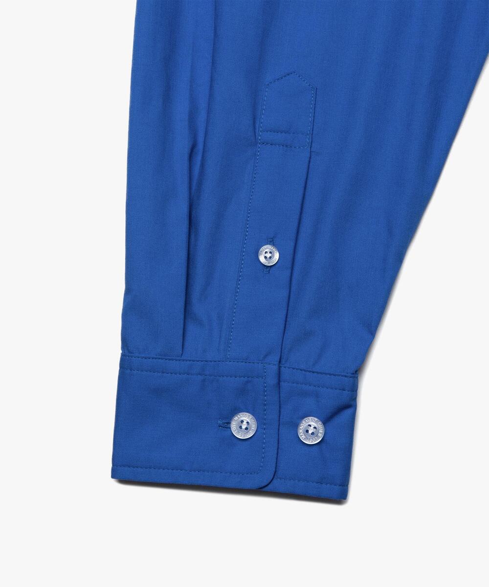 NEW CLASSIC LOGO SHEER SHIRT BLUE