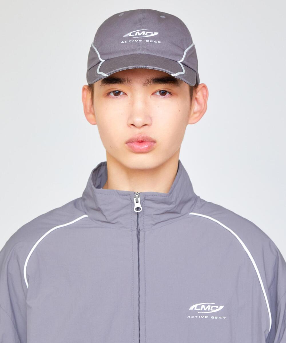 PIPING LINE TRACK CAP GRAY