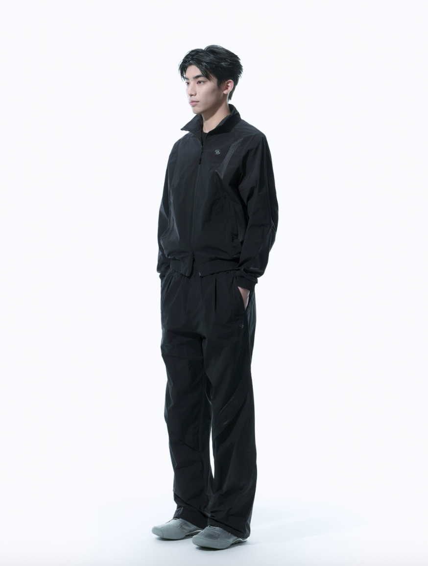 NYLON TRACK PANT BLACK