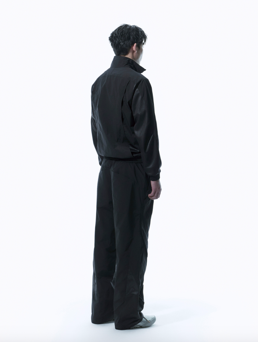 NYLON TRACK JACKET BLACK