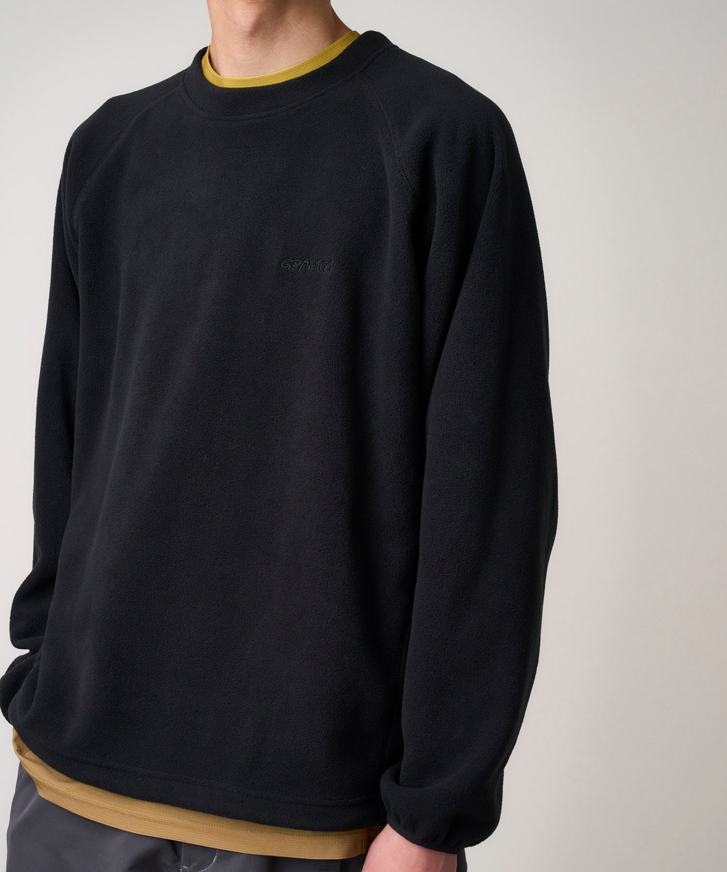 THERMAL FLEECE CREW BLACK