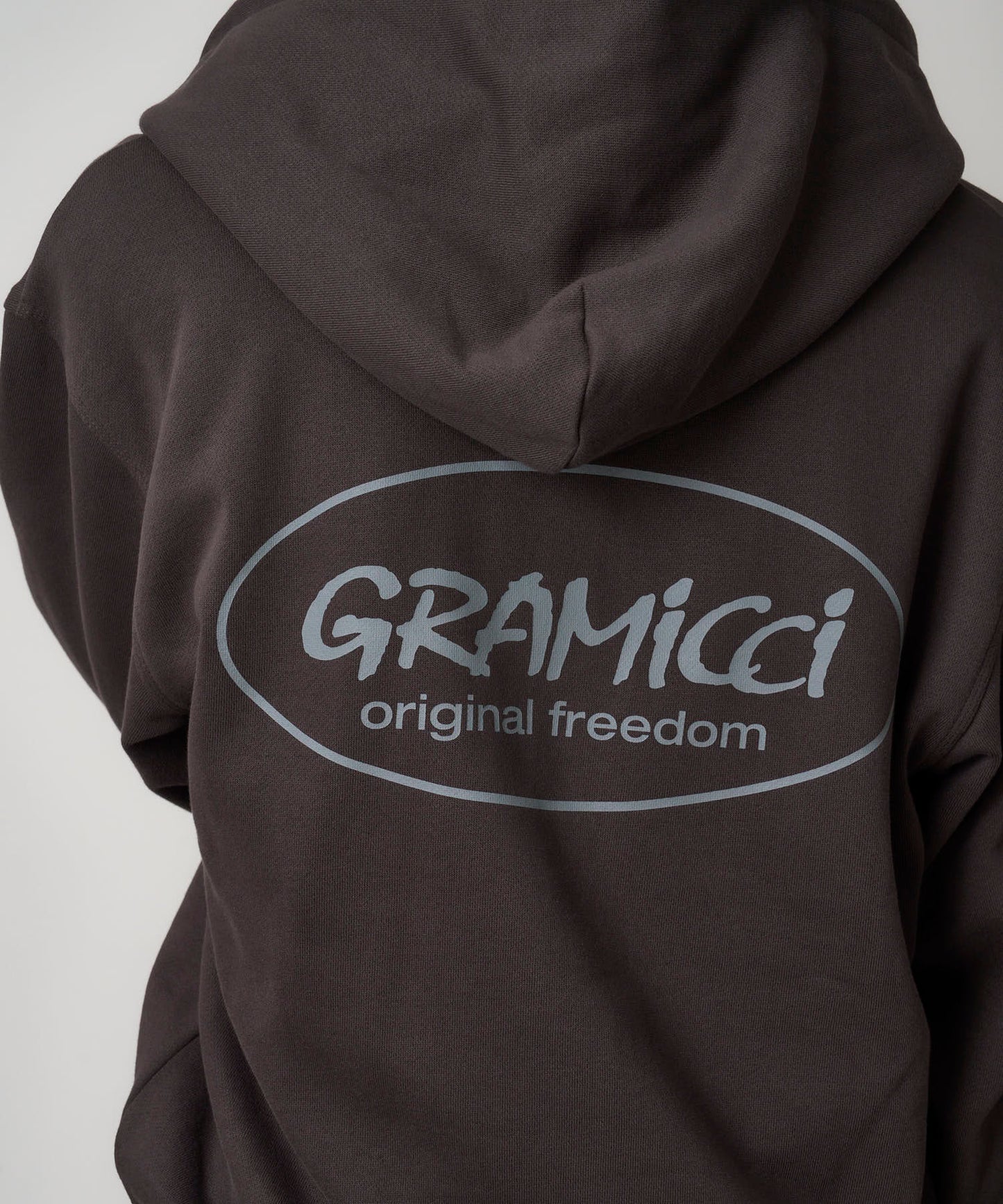 ORIGINAL FREEDOM ZIP HOODIE DEEP BROWN