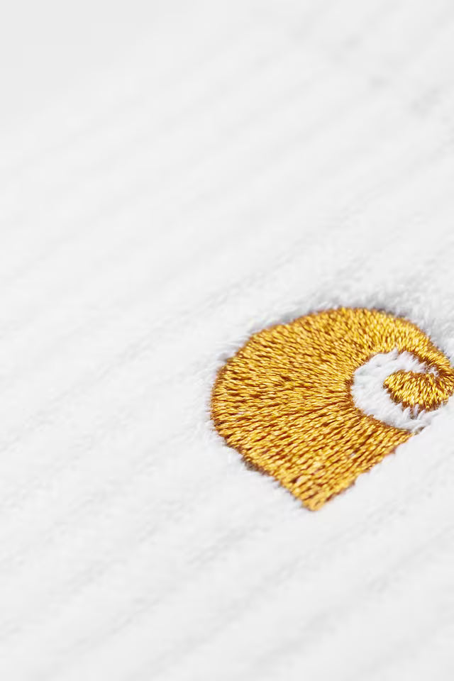 CHASE SOCKS WHITE / GOLD