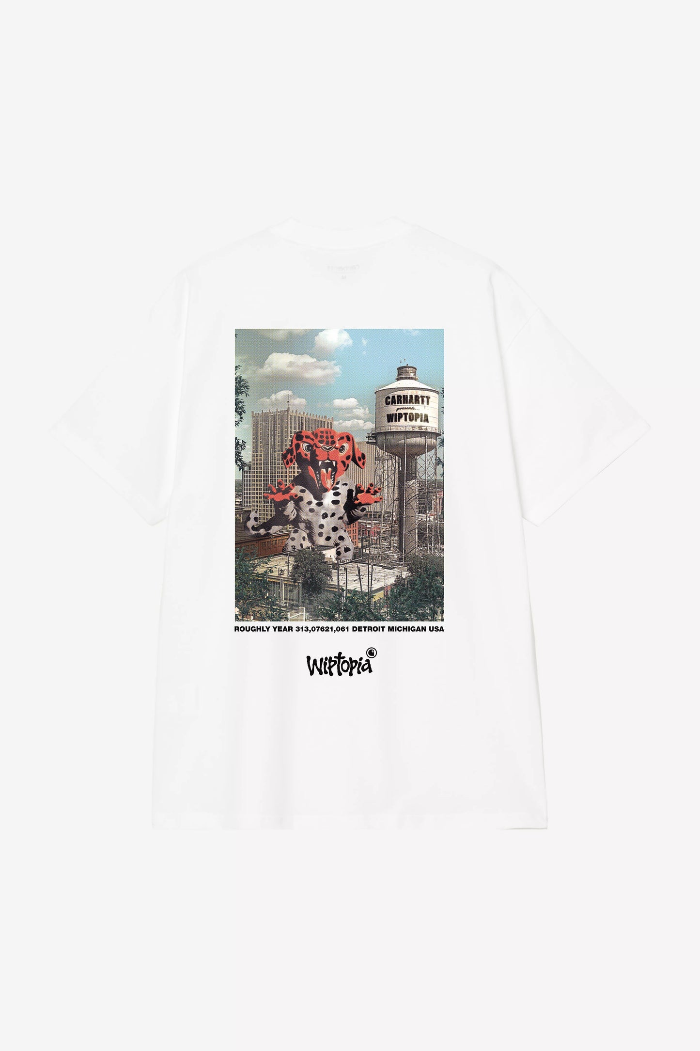 S/S WIPTOPIA TEE WHITE