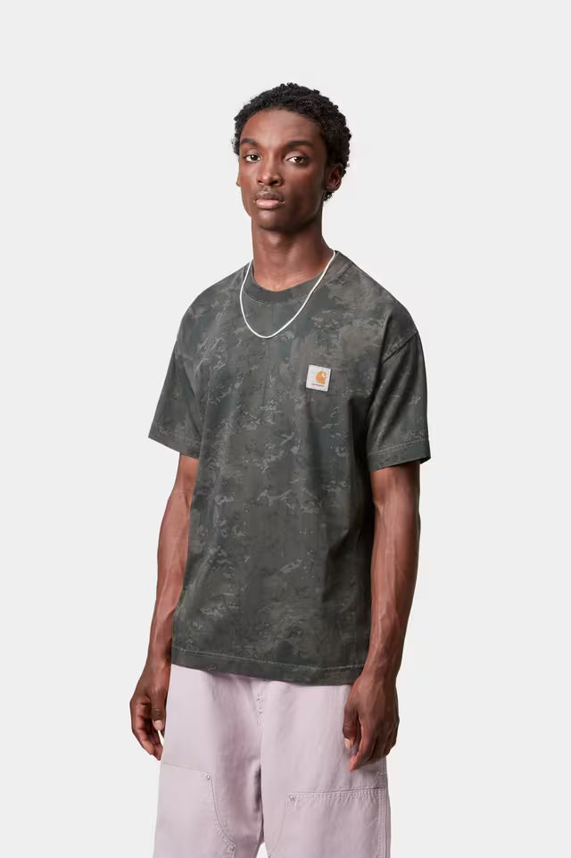 S/S CAMO COMBI TEE