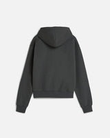 CLASSIC ZIP-UP HOODED SWEATER GREY