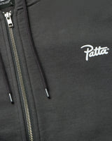 CLASSIC ZIP-UP HOODED SWEATER GREY