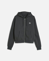 CLASSIC ZIP-UP HOODED SWEATER GREY
