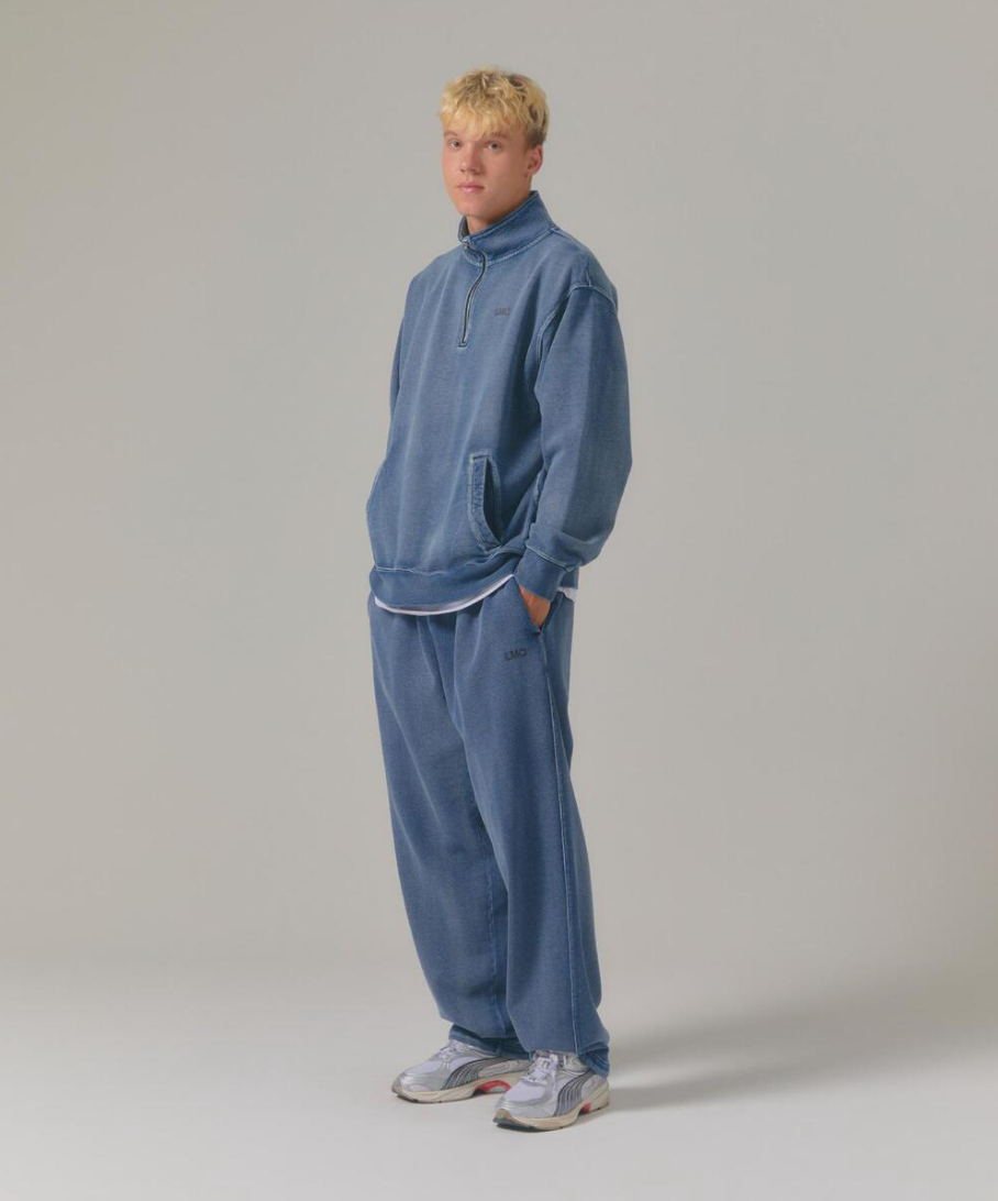 OG QUARTER ZIP SWEATSHIRT INDIGO