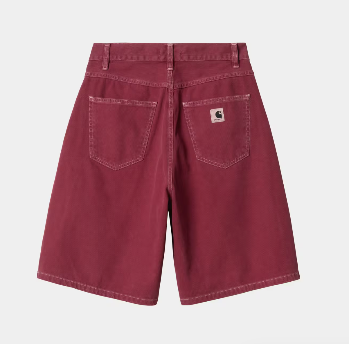 BRANDON SHORT STONE WASHED RED