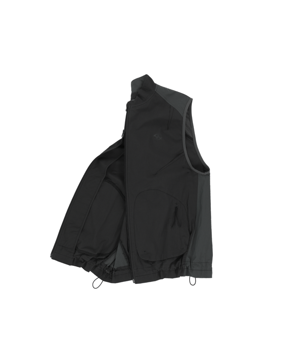 TERRAFACE VEST CHARCOAL