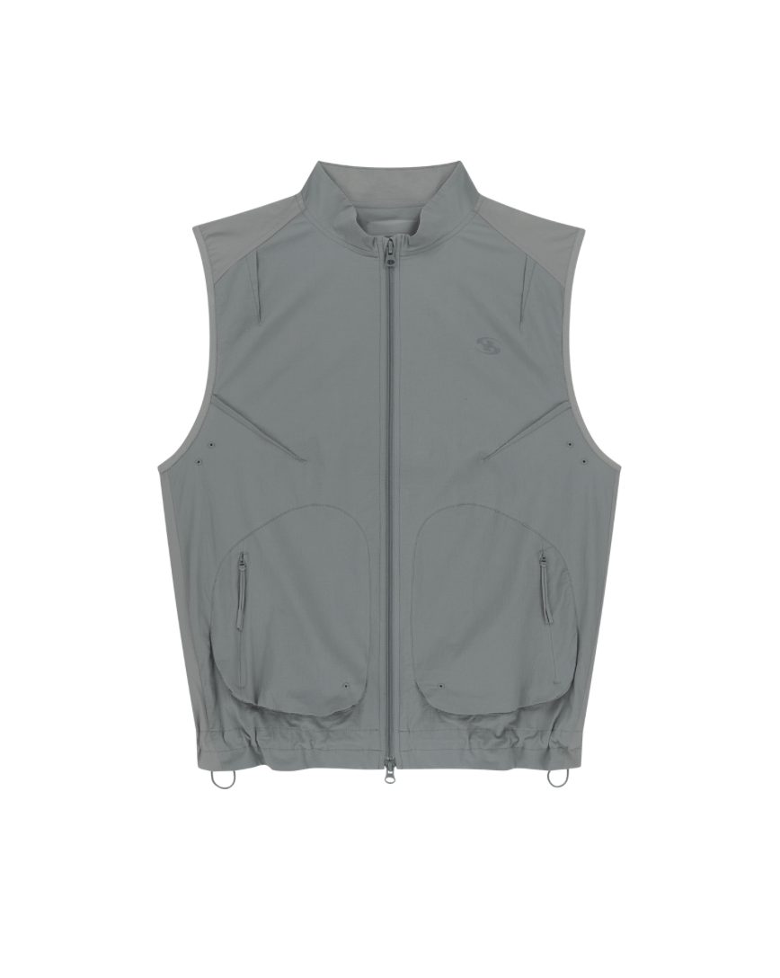 TERRAFACE VEST BLUE GREY