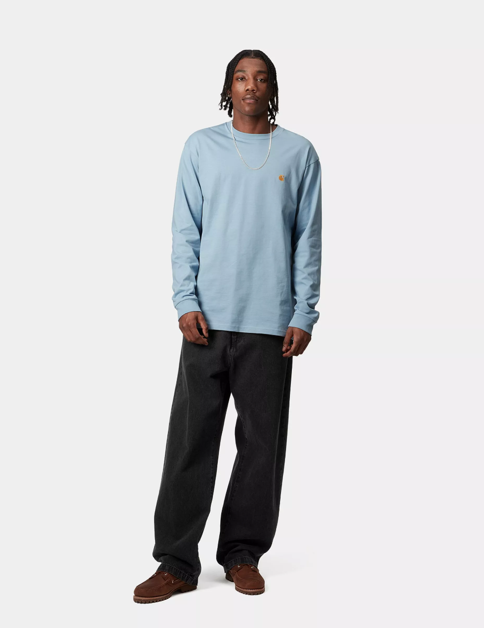LANDON PANT BLACK STONE WASHED