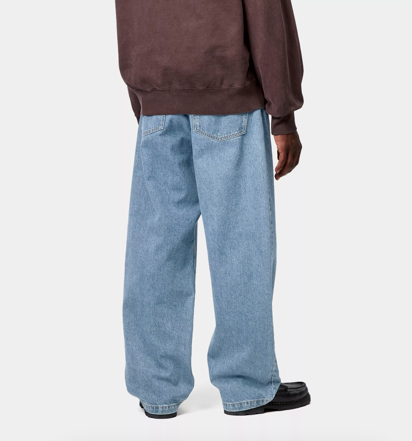 LANDON PANT BLUE HEAVY STONE WASHED