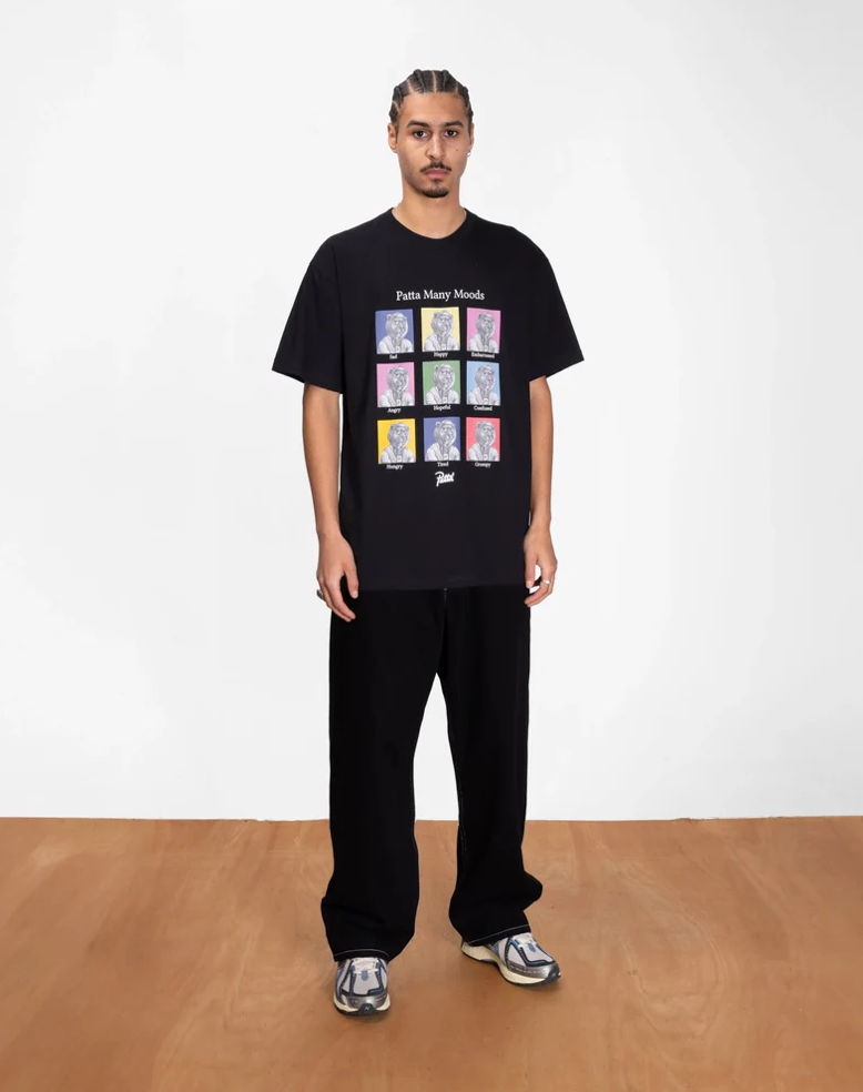 MANY MOODS TSHIRT BLACK