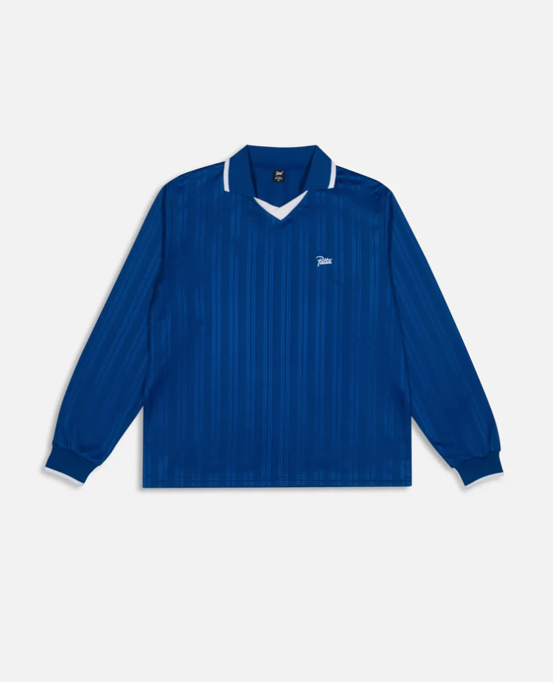 JACQUARD STRIPED LONG SLEEVE JERSEY – Coton Bleu JACQUARD STRIPED LONG SLEEVE JERSEY – Coton Bleu