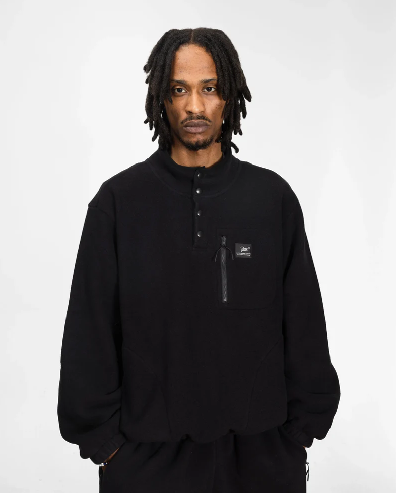 SHERPA FLEECE OVERHEAD BLACK