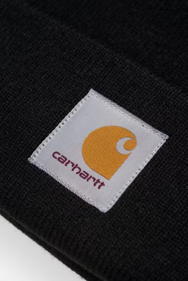 SHORT WATCH BEANIE HAT BLACK