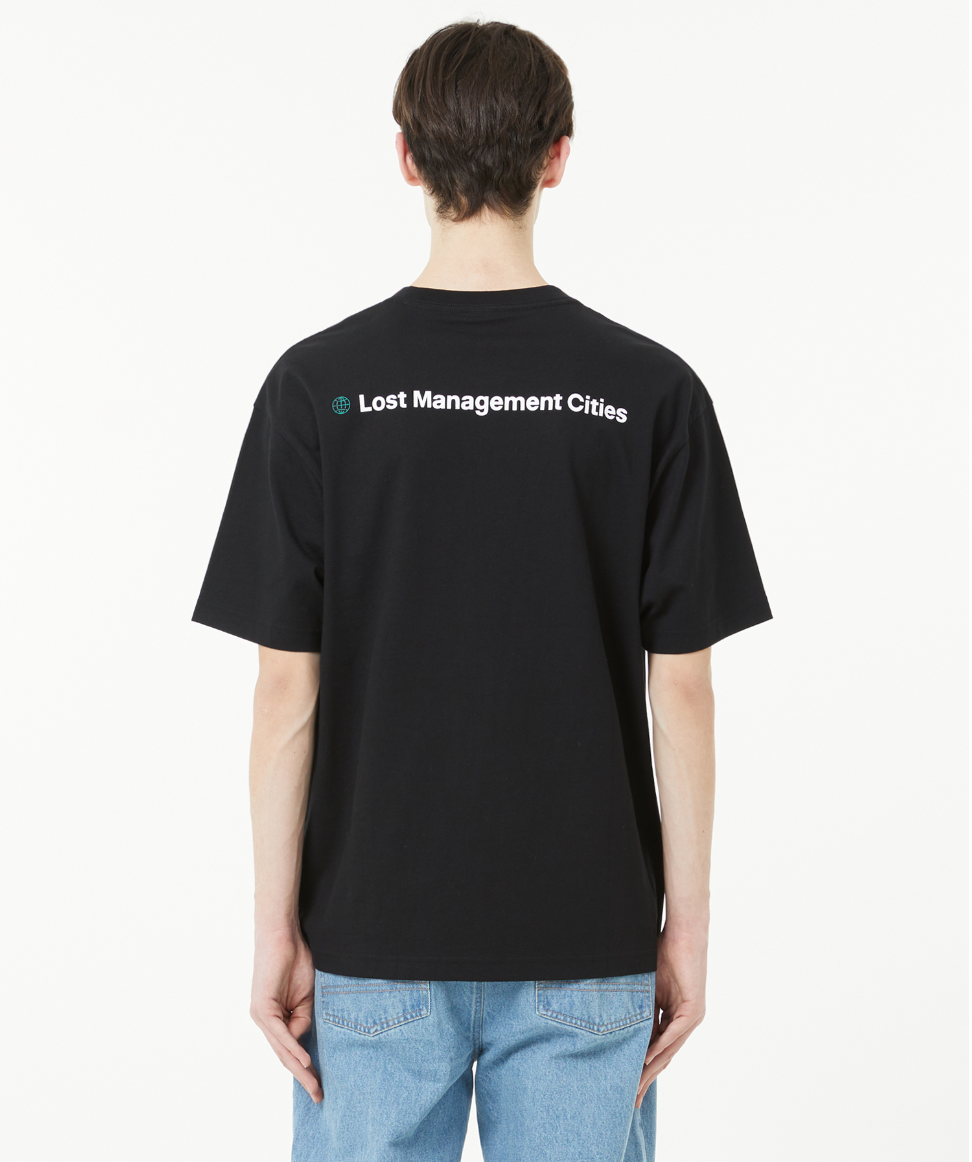 OG GLOBE TEE BLACK