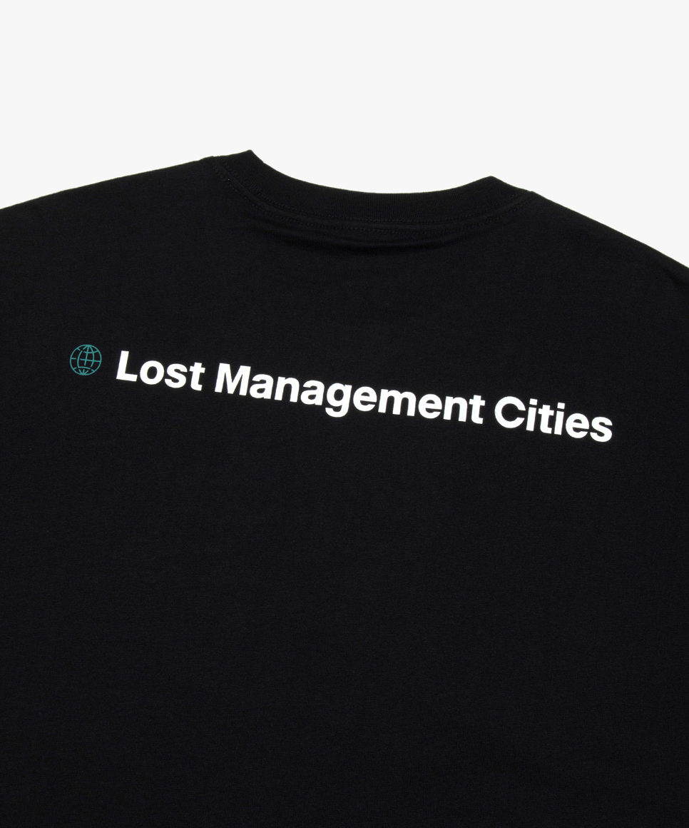 OG GLOBE TEE BLACK