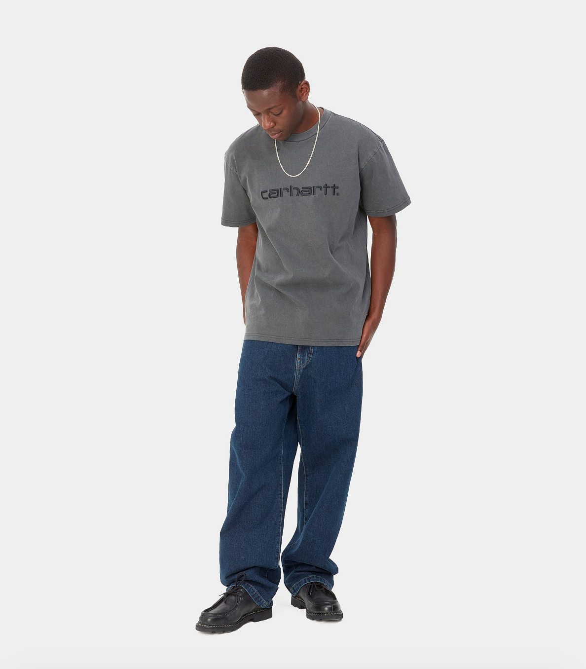 LANDON PANT BLUE STONE WASHED