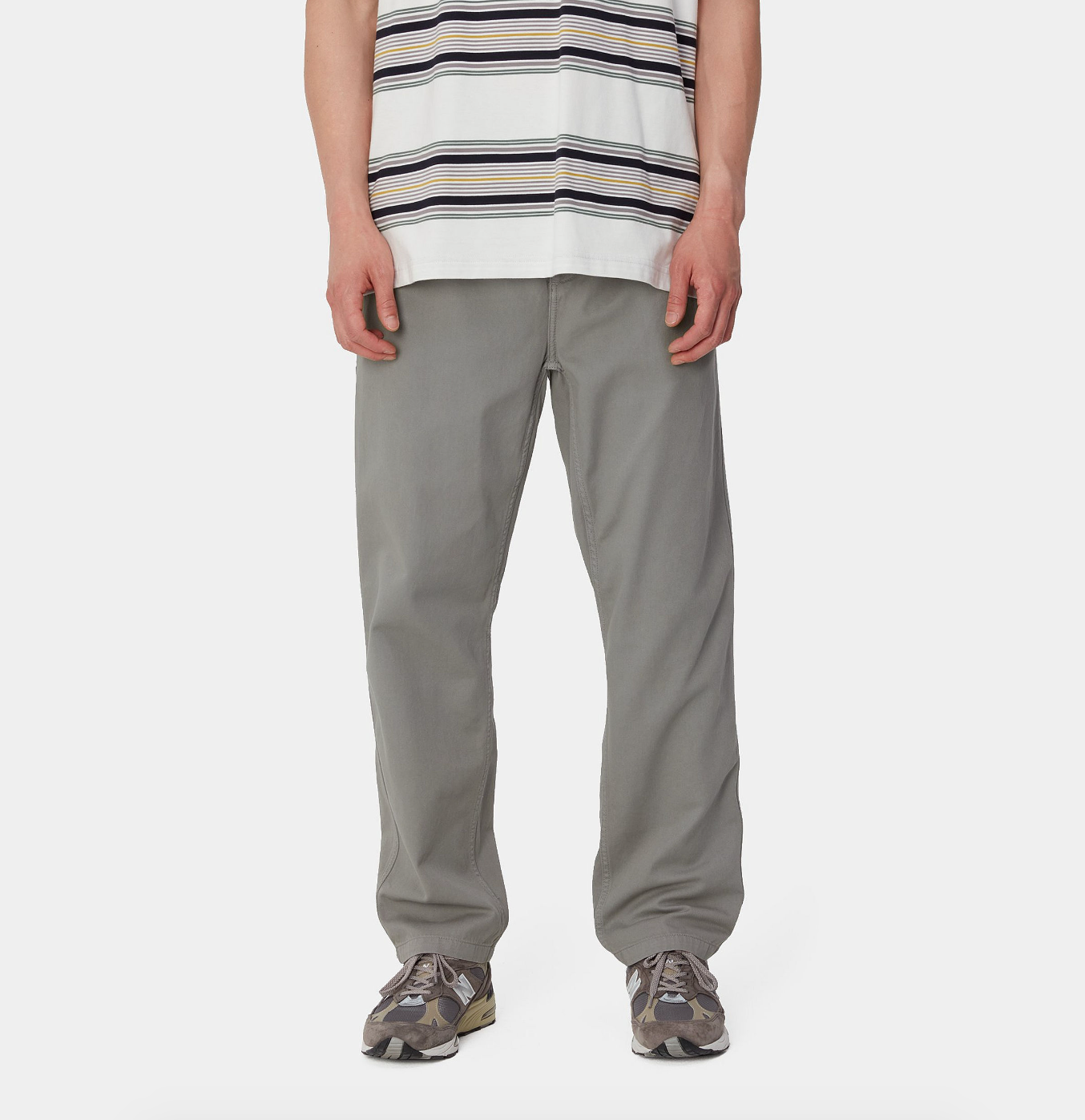 FLINT PANT MISTY GREY DYED