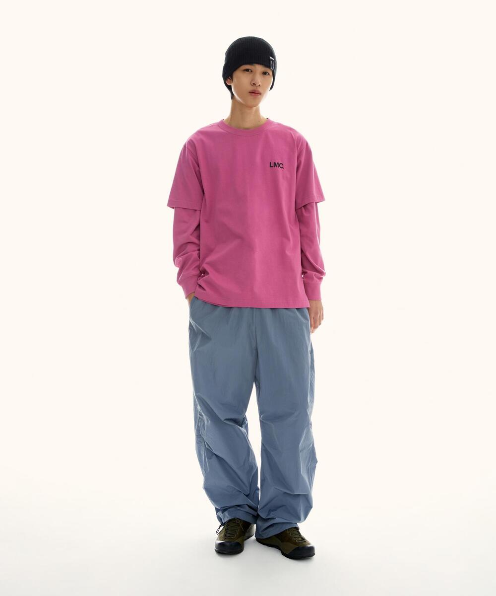 OG COMBO TEE CHARCOAL DARK PINK