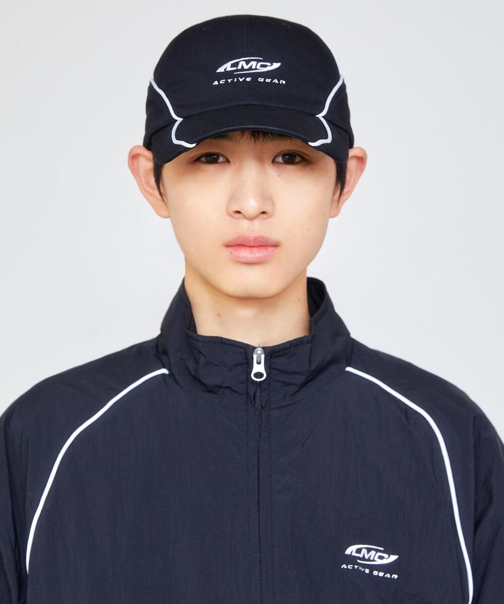 PIPING LINE TRACK CAP BLACK