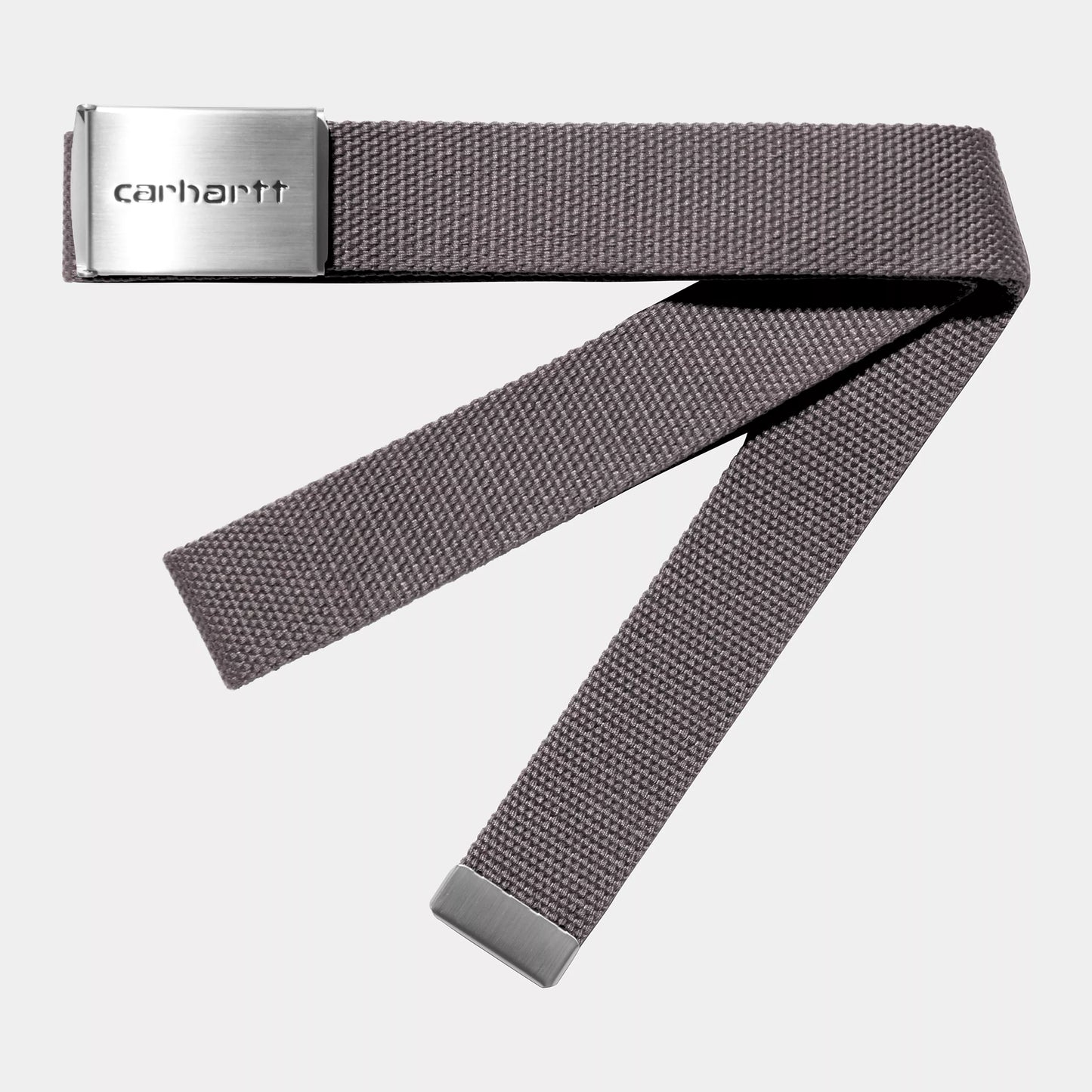 CLIP BELT CHROME/GREY