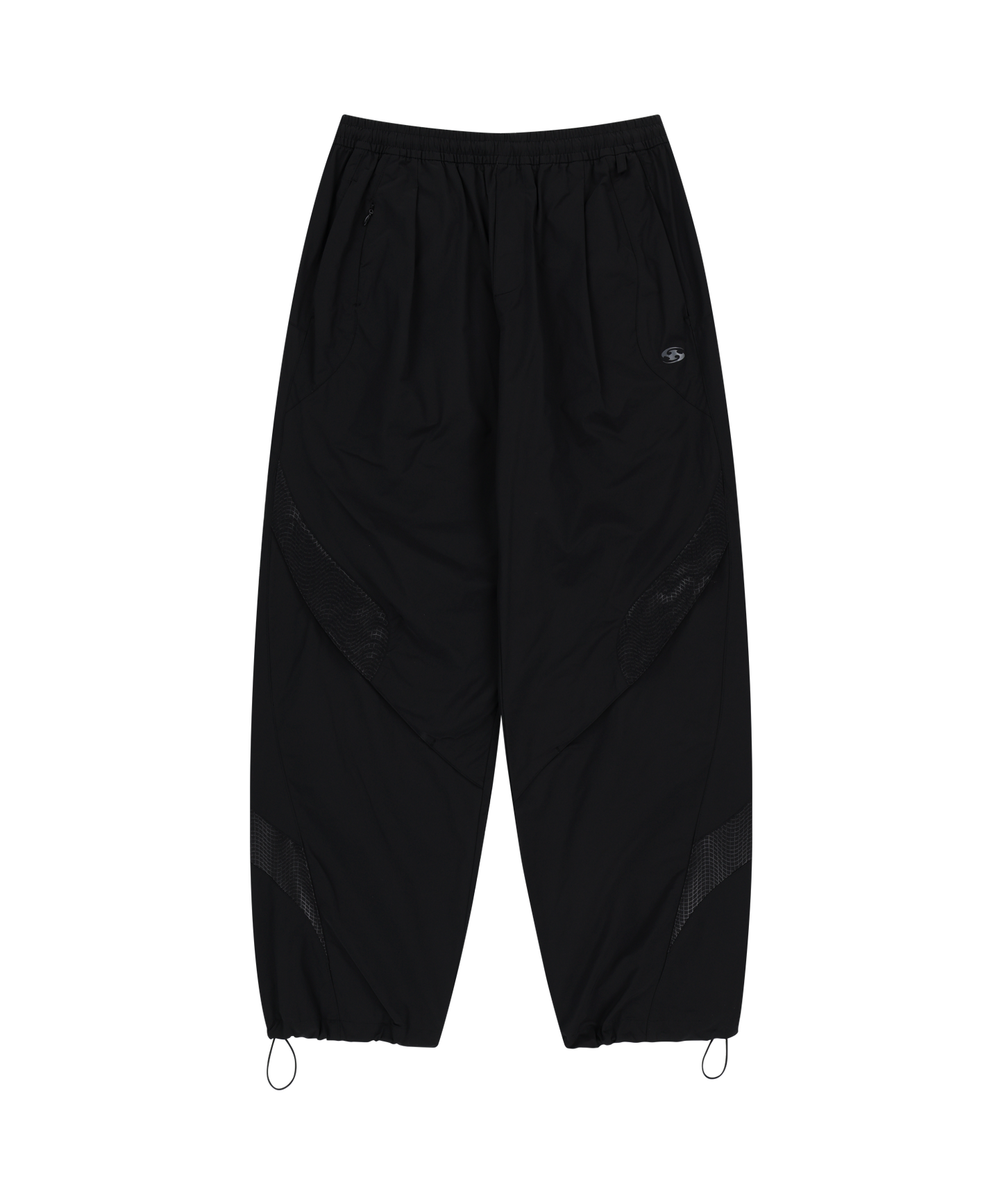 NYLON TRACK PANT BLACK