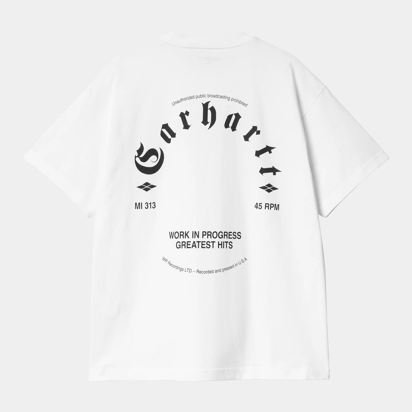 S/S GREATEST HITS TEE WHITE