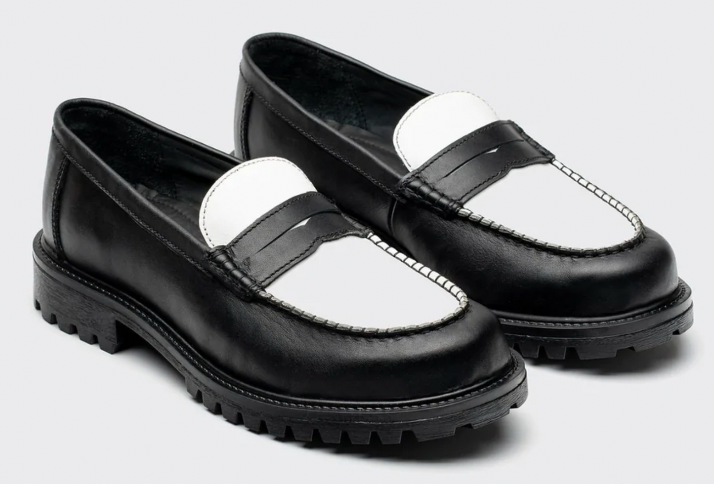 SENTI LOAFERS WHITE WAXY