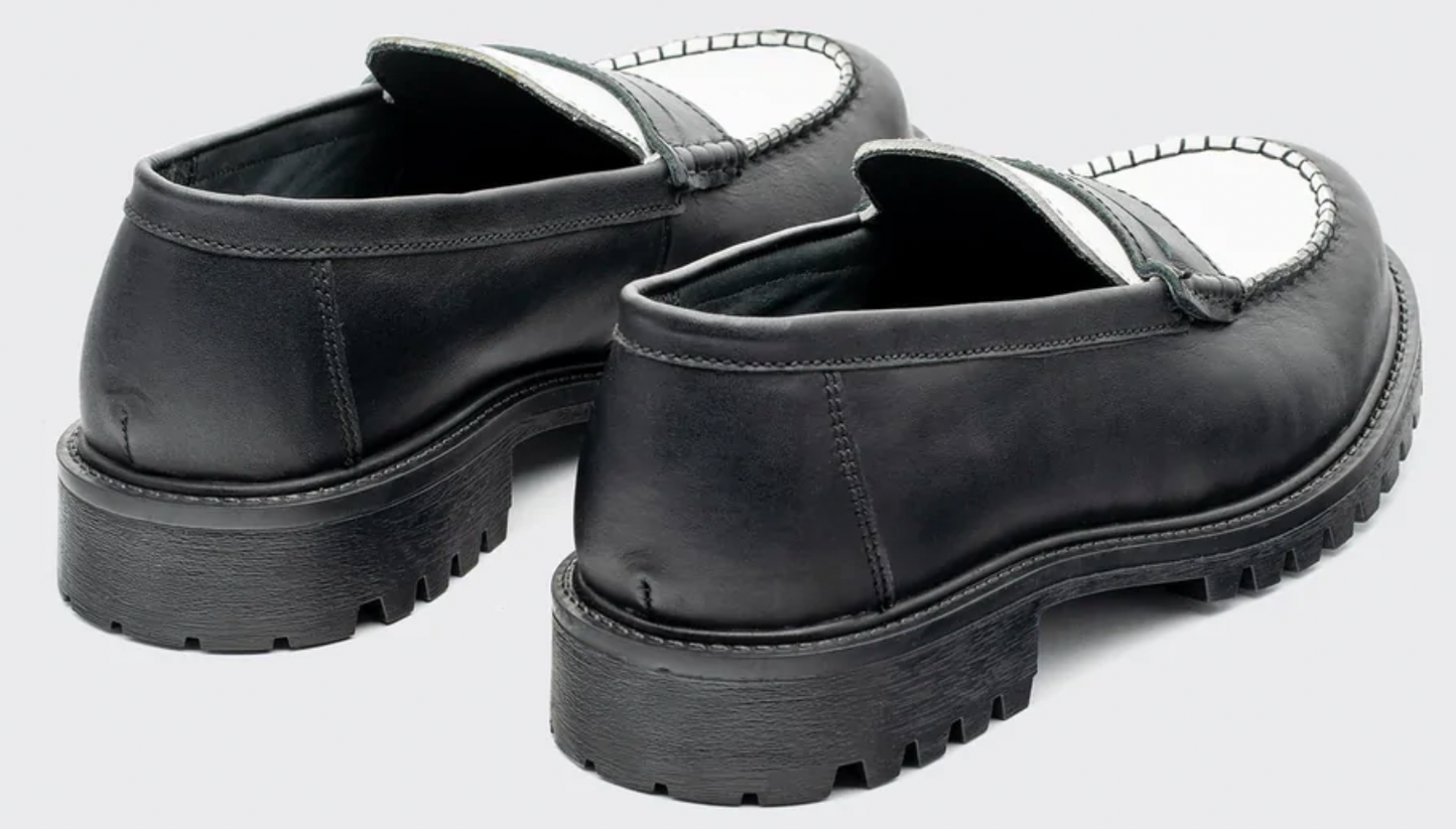 SENTI LOAFERS WHITE WAXY