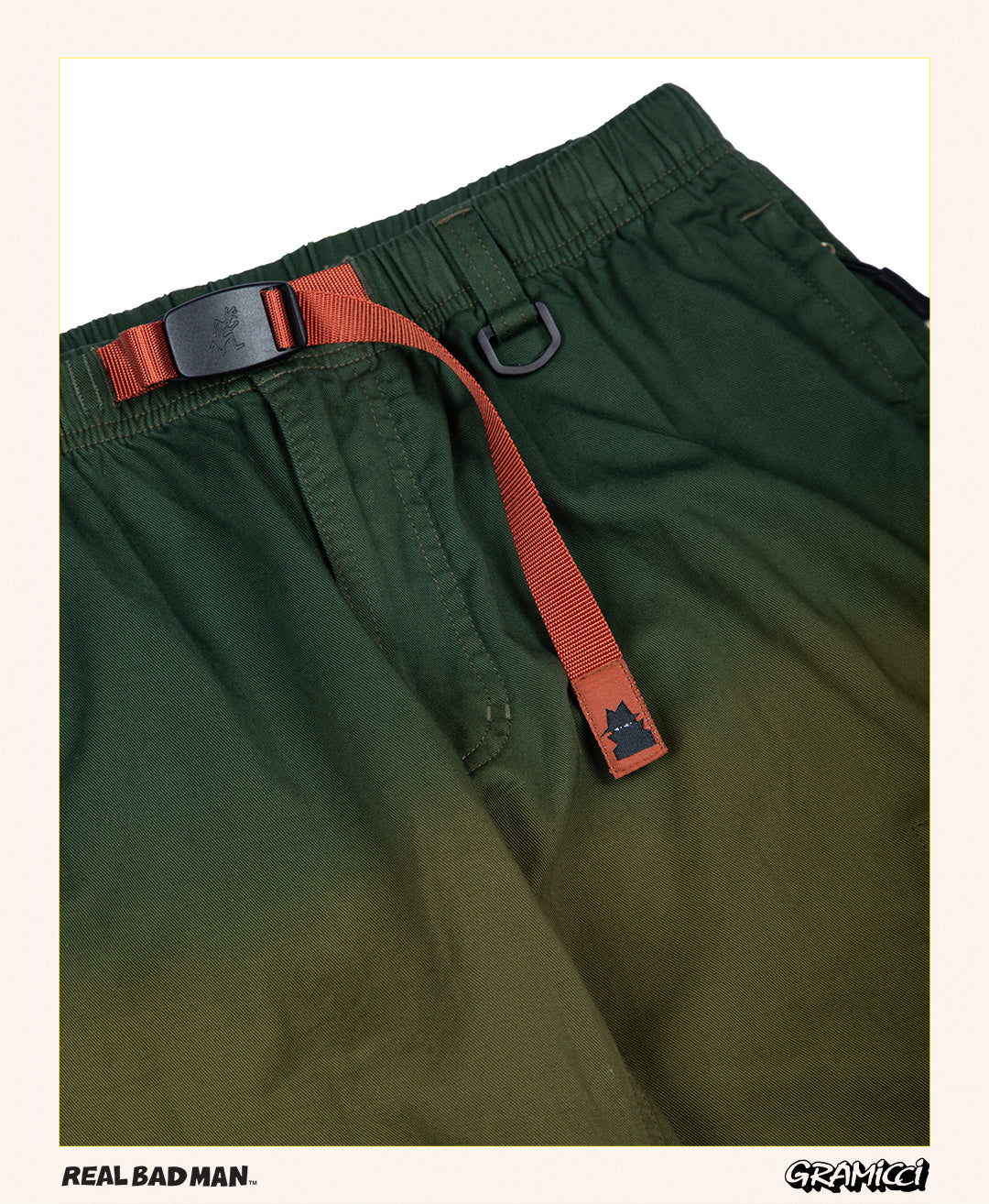 GRAMICCI X REAL BAD MAN POCKET PANT ARMY