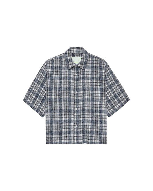 WIJK SHIRT BLEACHED CHECK