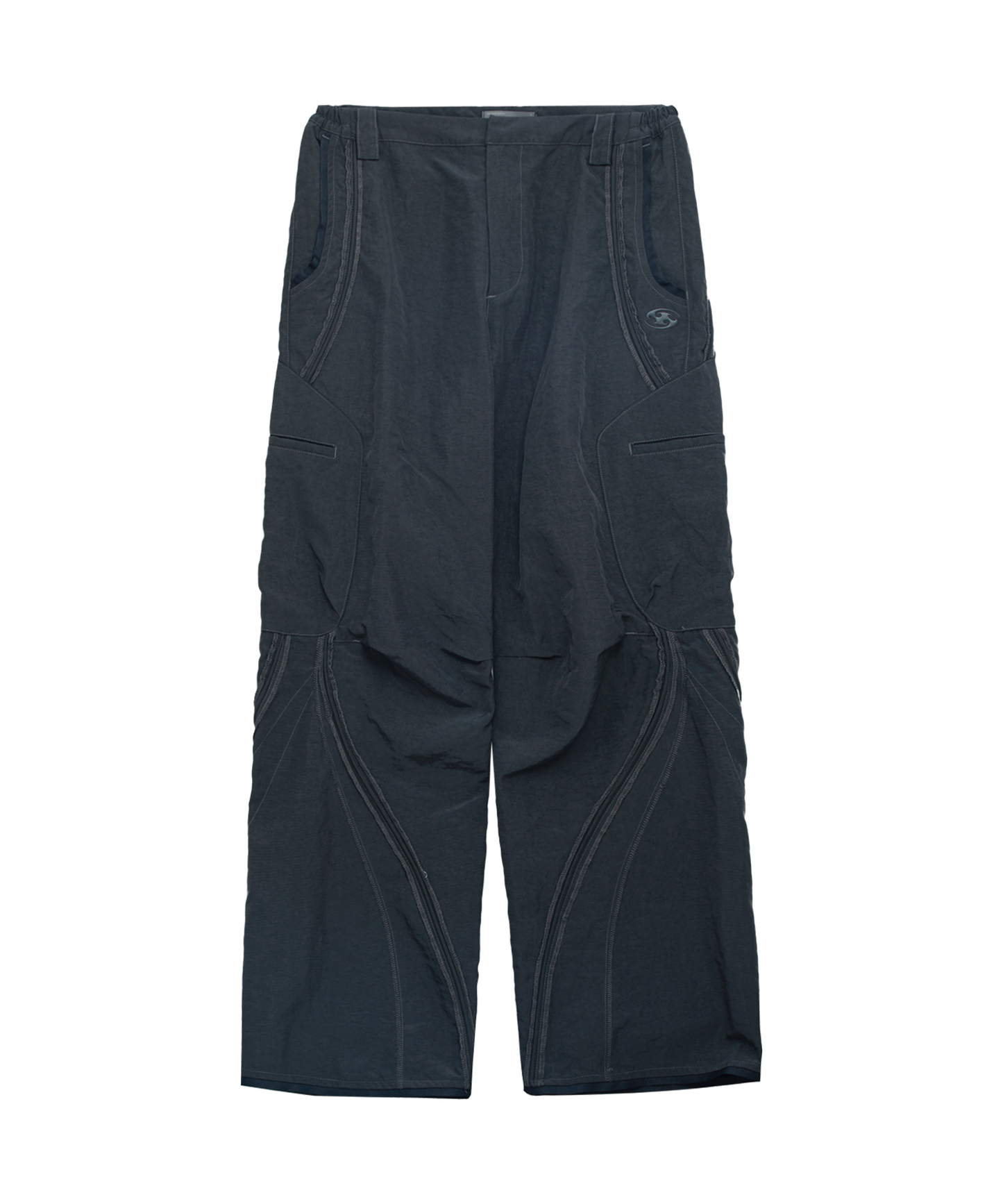 PIPING PANT BLUE CHARCOAL