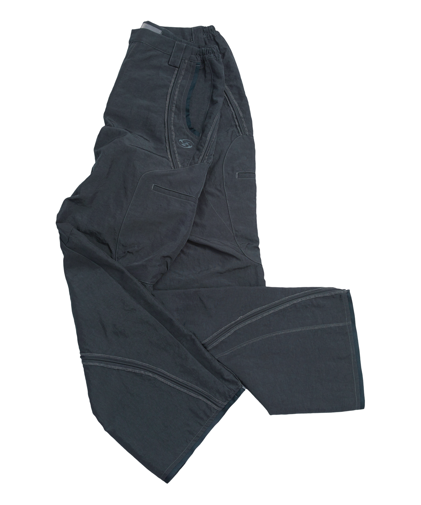 PIPING PANT BLUE CHARCOAL