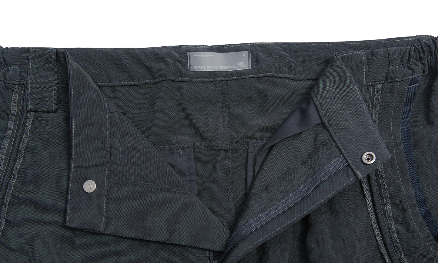 PIPING PANT BLUE CHARCOAL