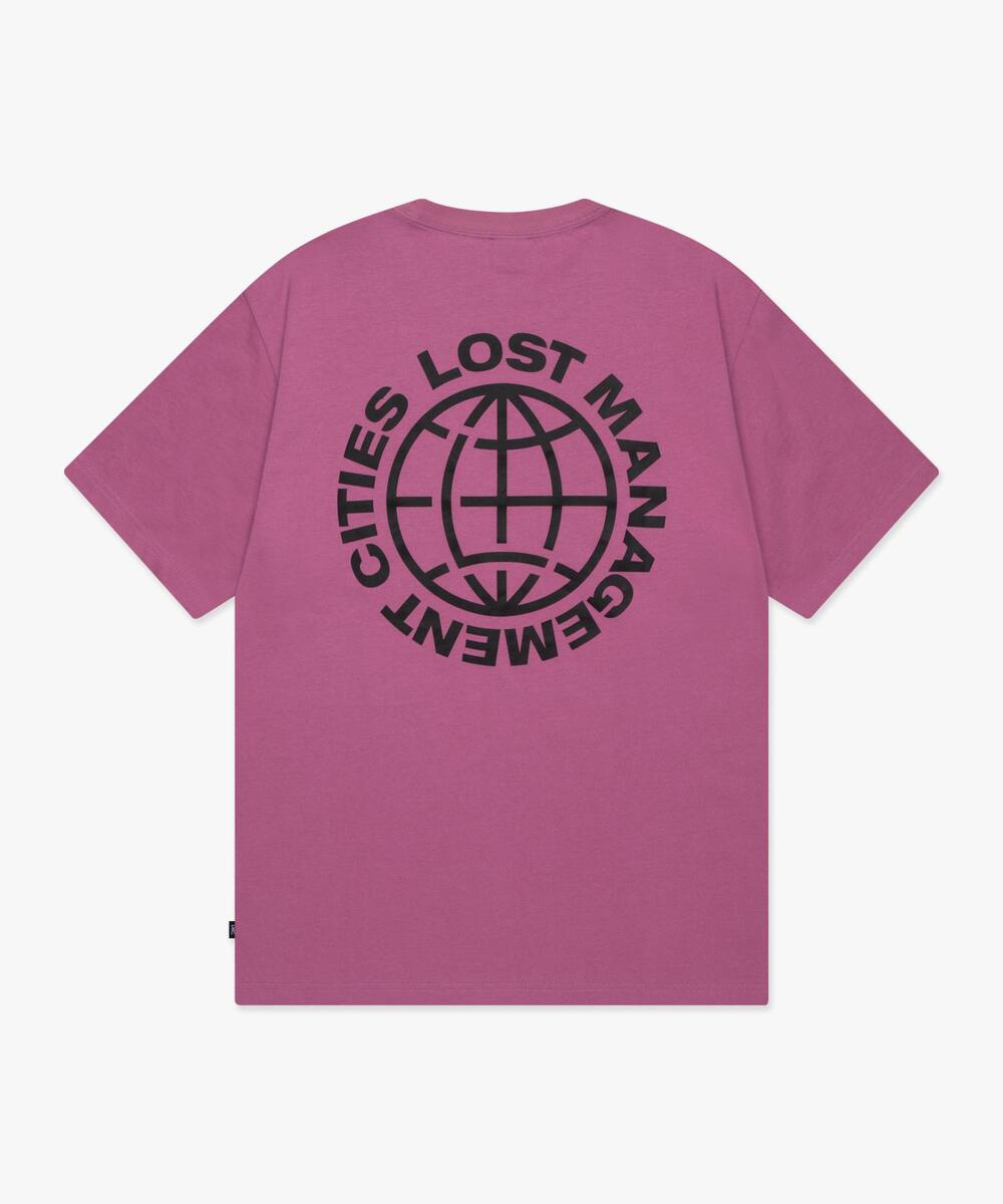 OG COMBO TEE CHARCOAL DARK PINK