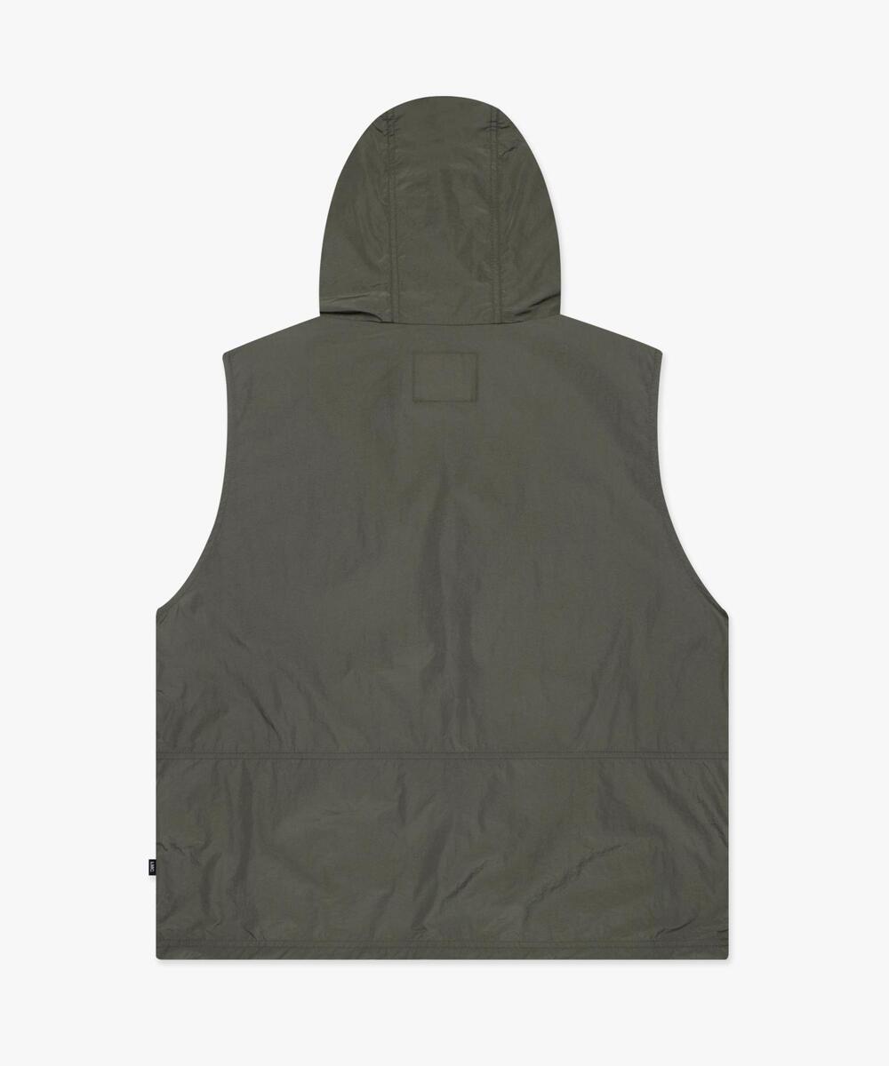 OG HOODIE VEST KHAKI BROWN