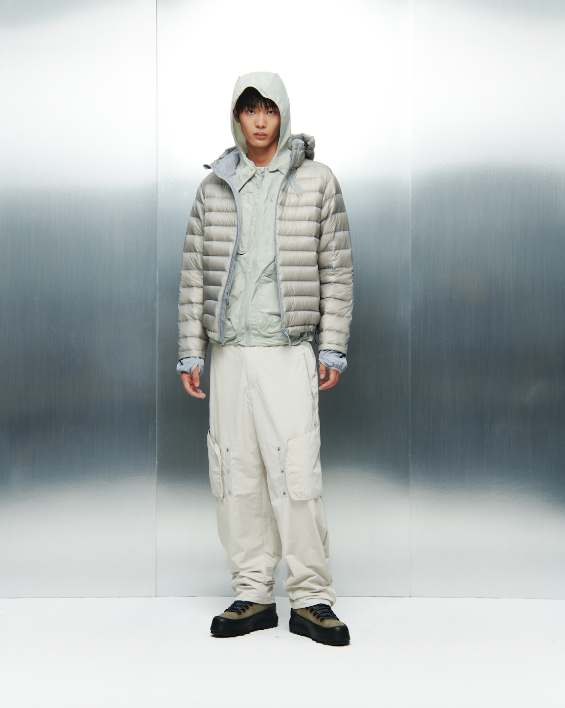 SUFFIX PUFFER JACKET GREY