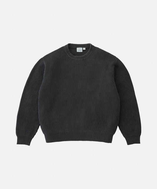 COTTON KNIT SWEATER GRAY