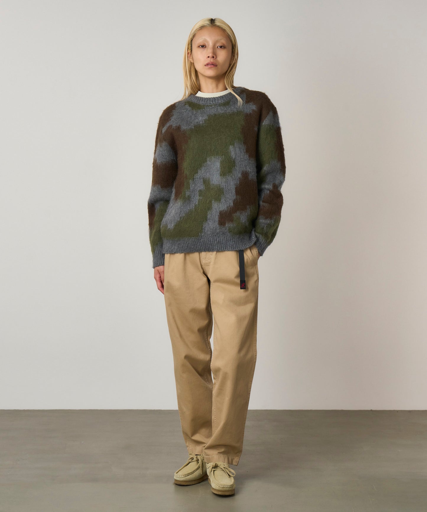 MOHAIR SWEATER JUNGLE DIGI CAMO