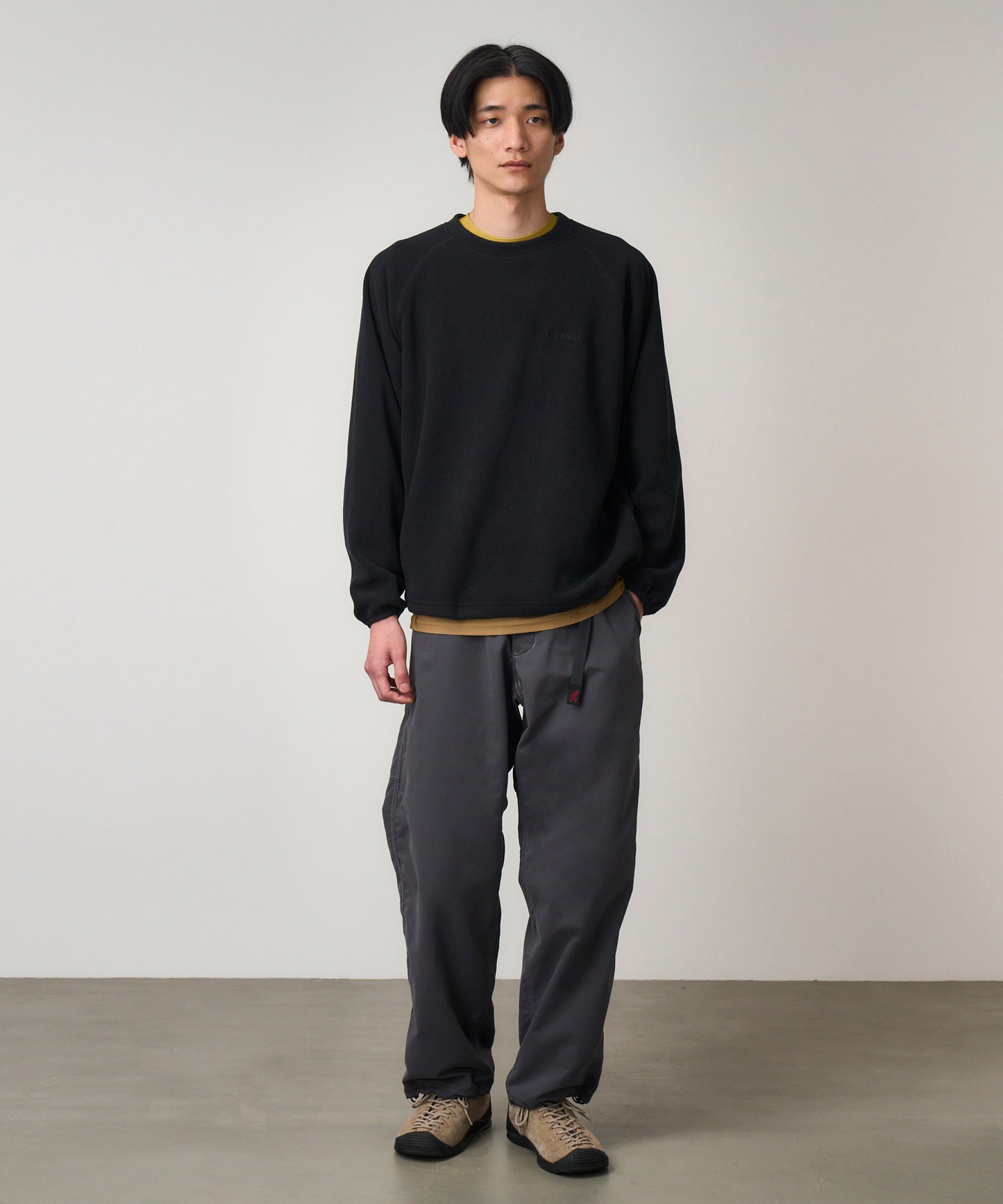 THERMAL FLEECE CREW BLACK