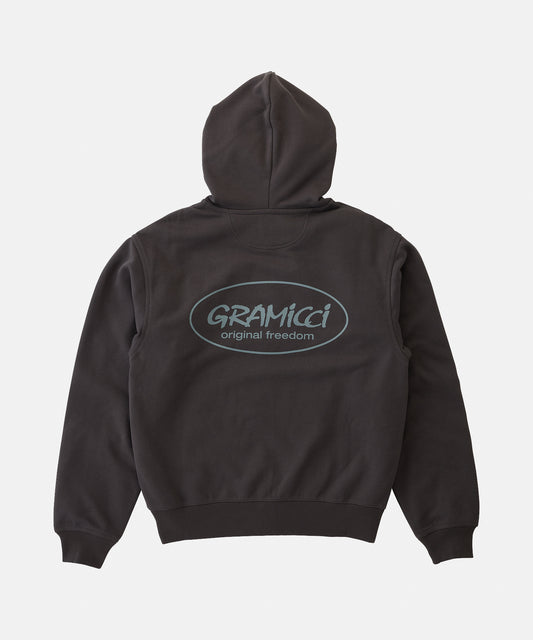 ORIGINAL FREEDOM ZIP HOODIE DEEP BROWN