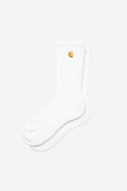 CHASE SOCKS WHITE / GOLD